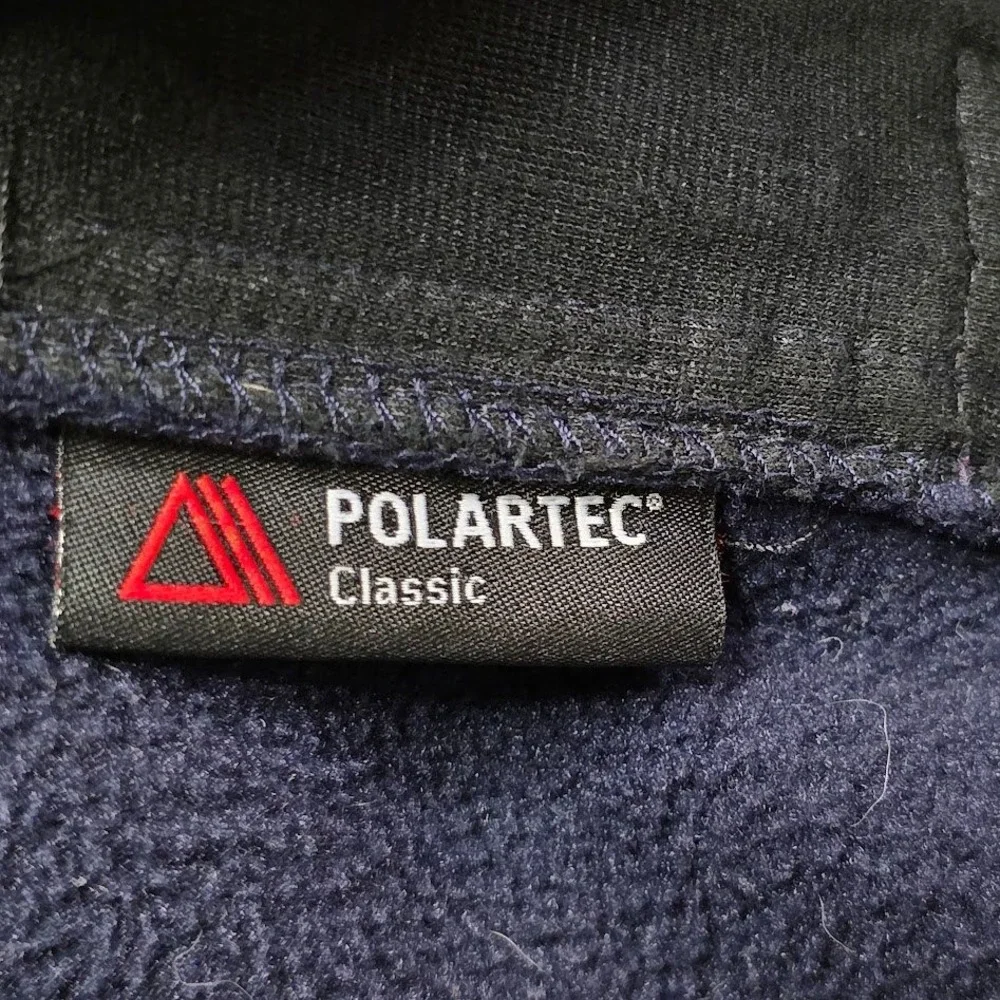Polo Ralph Lauren‎ Men's Size L Polartec Fleece Jacket Navy Blue Full Zip